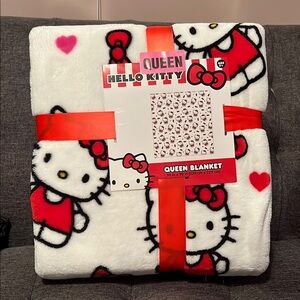 Hello Kitty Red and White Blanket and Throw Valentine’s Day